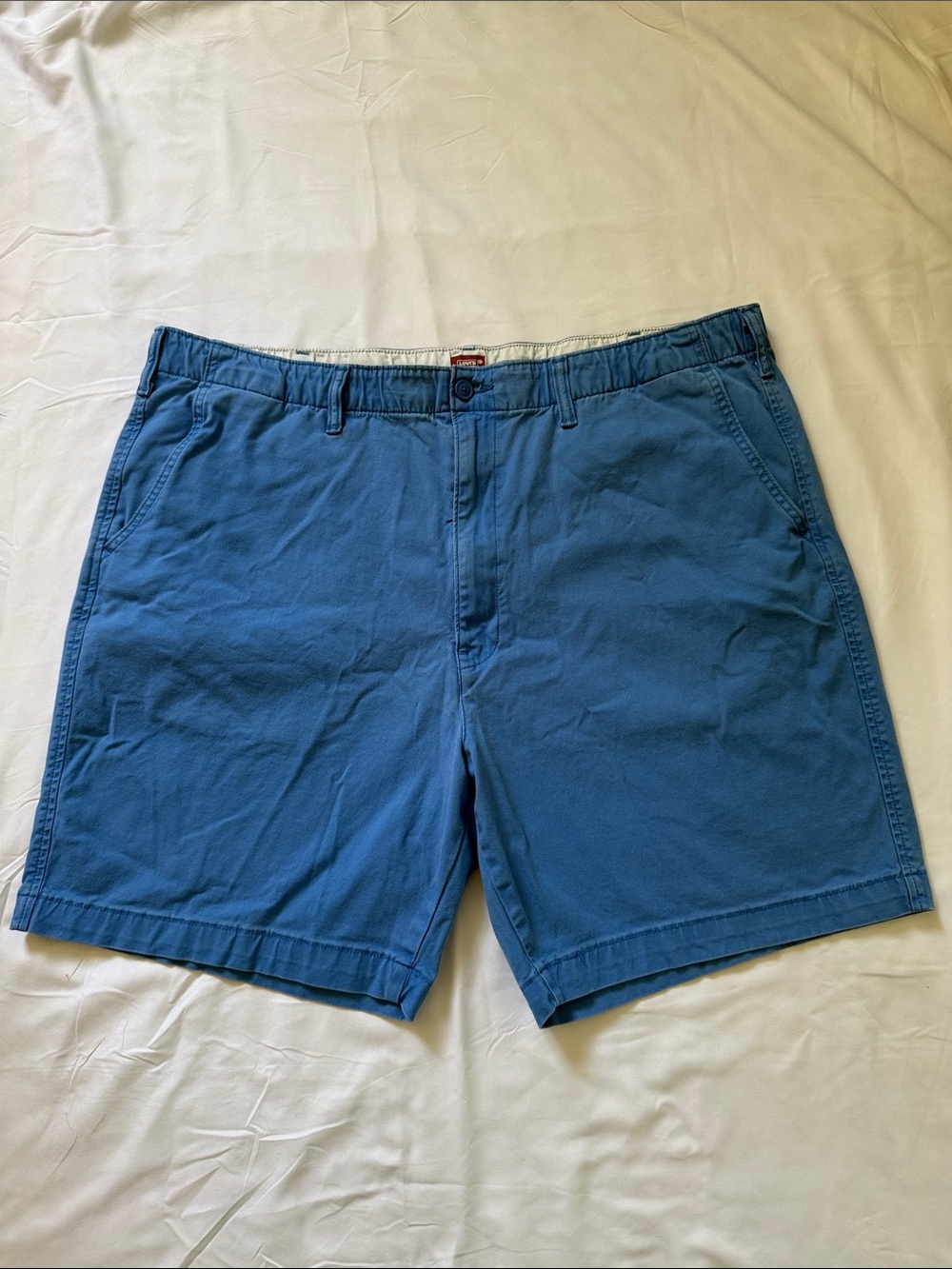 Levi’s Shorts Men’s XXL Light Blue XX Chino EZ Short Elastic Waist Stretch